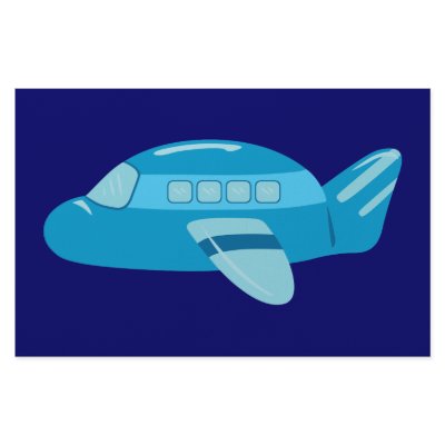 Blue Airplane Stationery Design by toxiferous