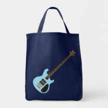 Blue Alembic Bass Guitar Canvas Bag
