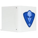 Blue Alien Logo 3 Ring Binder