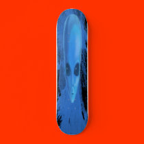 blue alien skateboards