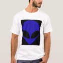 Blue Alien t-shirts by Shilar Blue Alien t-shirts