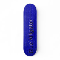 Blue Alligator Skateboard