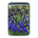 Blue Allum Flowers MacBook Sleeve