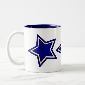 Blue American Mug mug