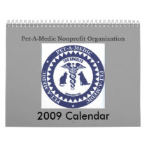 Blue&amp;White Logo, Pet-A-Medic N... - Customized calendars