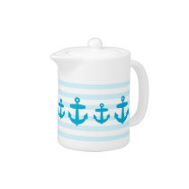 Blue Anchor and Light Blue Sailor Stripes