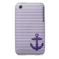Blue Anchor and Navy Blue Sailor Stripes casemate_case