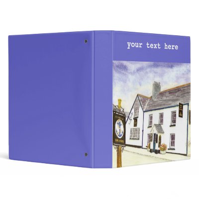 'Blue Anchor (Fraddon)' Binder by picklelillysdad