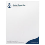 Blue Anchor Nautical letterhead