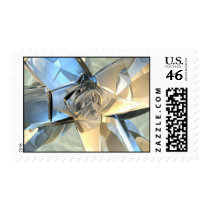 Blue And Beige Bands postage