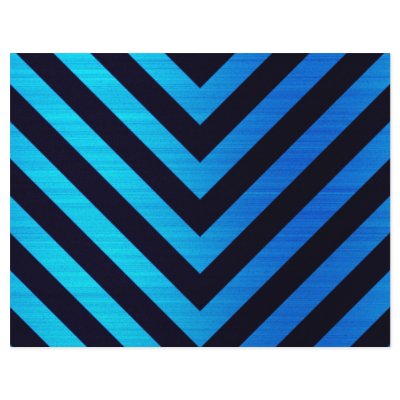 Blue and Black Downward Hazard Stripes Flyer by graficallyminded