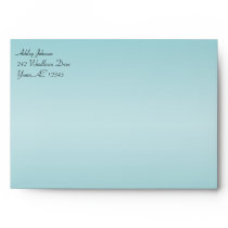 Blue and Black Envelope for 5"x7" Sizes