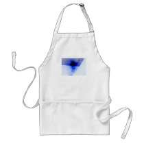 blue and black ink spot aprons