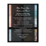 Blue and Black Luxury Spa Resort Theme Flyers