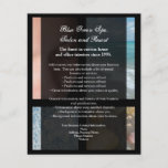 Blue and Black Luxury Spa Resort Theme flyers
