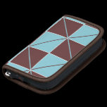 Blue and Brown Geo Plaid rickshaw folios