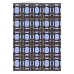 Blue and Brown Kaleidoscope Greeting Card