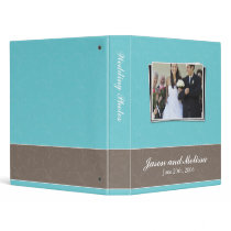 Blue and Brown Lace binders