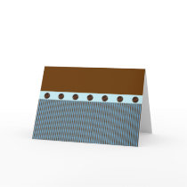 Blue and Brown Note Cards by DreamWed Blue and Brown Note Cards