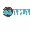 Blue and Brown Obama 08 Tee t-shirts by PBProgressive Blue and Brown Obama 08 Tee t-shirts