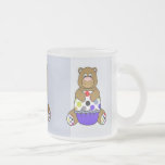 Blue And Brown Polkadot Bear Mug