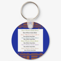 blue and brown template keychains by DonnaGraysonAbstract blue and brown template keychains