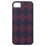 Blue and Burgundy Arglye iPhone 5 Case