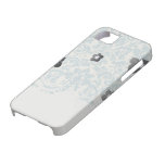 blue and cream damask flourish pattern casemate cases