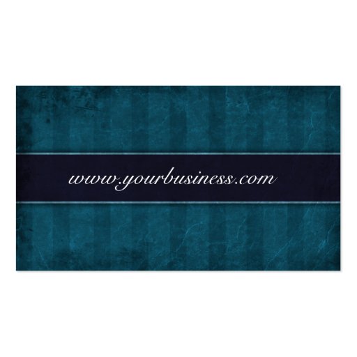 Blue and Dark Purple Grunge Stripe Business Cards (front side)
