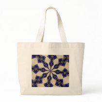 Blue and Garnet Kaliedoscope bags by thebeaddoodler Blue and Garnet Kaliedoscope bags