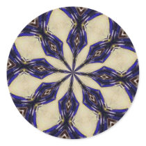 Blue and Garnet Kaliedoscope stickers by thebeaddoodler Blue and Garnet Kaliedoscope stickers