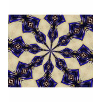 Blue and Garnet Kaliedoscope t-shirts