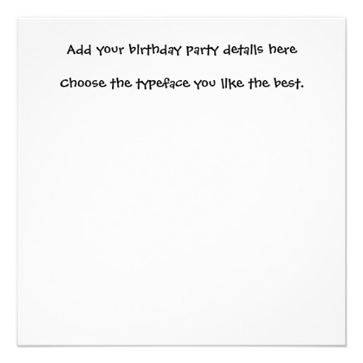 Blue and Gold Birthday Party Invite W1149