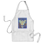 Blue and Gold Cancer Angel Apron aprons