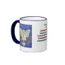 Blue and Gold Cancer Angel Mug