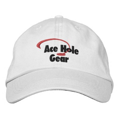 Blue and Gold Logo Embroidered Hat by cdcootie
