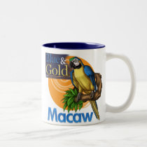 Blue and Gold Macaw Mug by CrazyParrotLady Blue and Gold Macaw Mug
