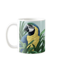Blue and Gold Macaw Mugs mugs
