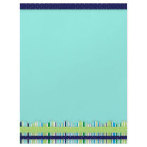 Blue and Green Candy Striped Letterhead by MissNNick Blue and Green Candy Striped Letterhead