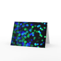 Blue and Green Circles Cards