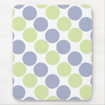 Blue And Green Dots Mousepad