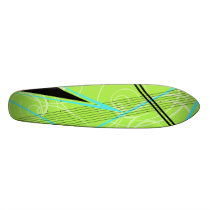 Blue and Green Graphic skateboards