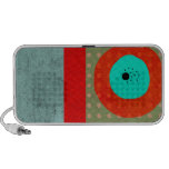 Blue and green Network and pistachio speakers