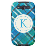 Blue and Green Plaid Galaxy SIII Case
