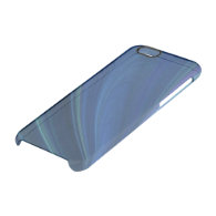 Blue And Green Soft Sand Waves Uncommon Clearly™ Deflector iPhone 6 Case