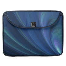 Blue And Green Soft Sand Waves Sleeve For MacBooks