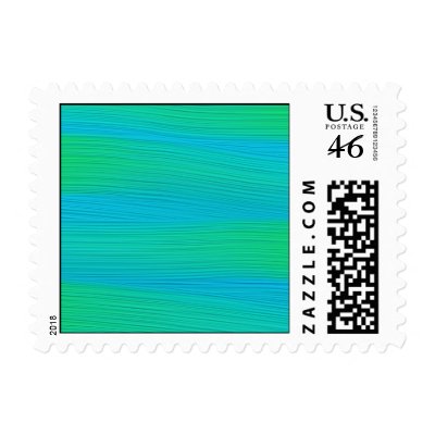 Blue and Green Stamps by mandapandah