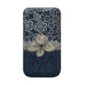 Blue and Ivory Chic Samsung Galaxy Phone Case casematecase