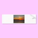 Blue and orange crystal sky bumper stickers