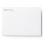 Blue and Orange Floral Envelopes